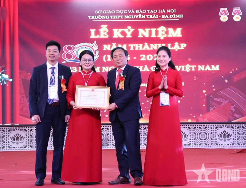 Trường THPT Nguyễn Trãi - Ba Đình (Hà Nội) kỷ niệm 80 năm thành lập